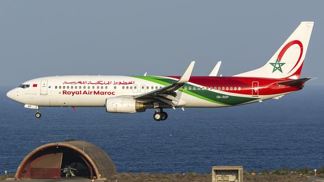 CN-ROP:Boeing 737-800:Royal Air Maroc
